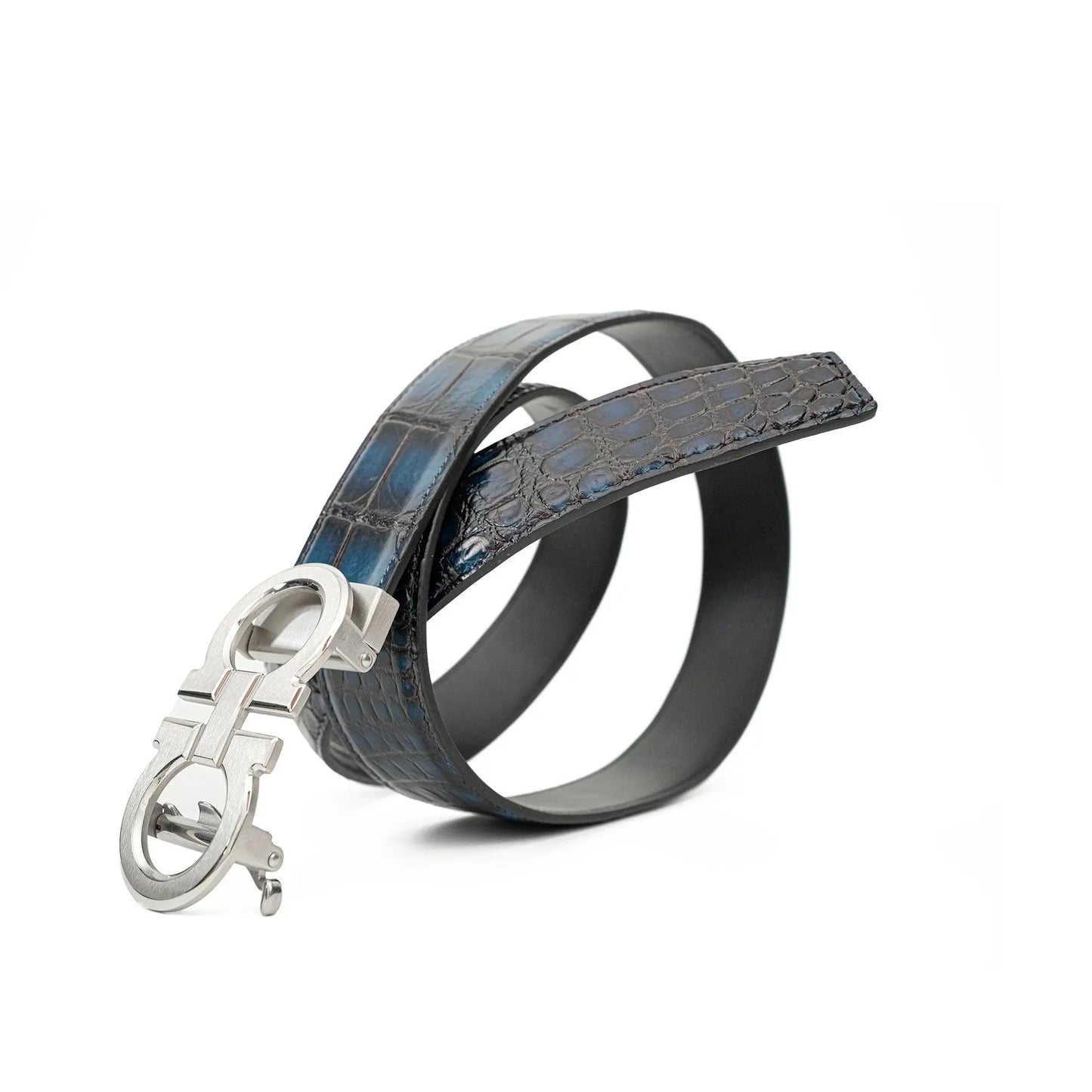 Handcrafted Alligator Leather Belts DVG266