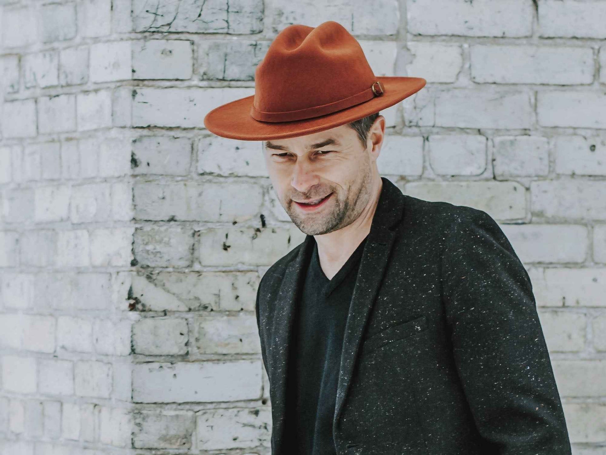 Wool Felt Fedora Hat Classic Houston