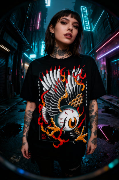 Eagle Eye Tattoo Tee | Ghost & Darkness Streetwear