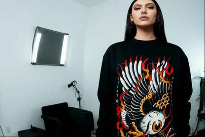 Eagle Eye Sweatshirt | Ghost & Darkness Streetwear