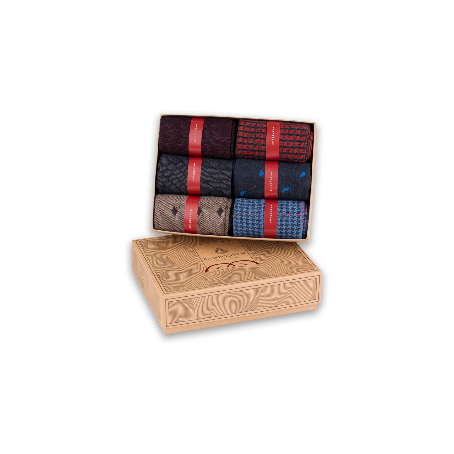 Men’s Bamboo Dress & Trouser Socks 6-Pack - 638