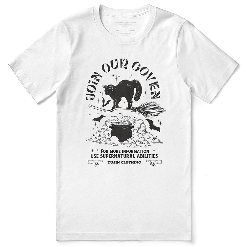 Camiseta "Únete a nuestro aquelarre"