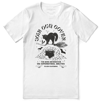 Camiseta "Únete a nuestro aquelarre"