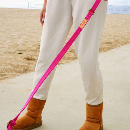 Malibu Sunset Sustainable Hemp Cotton Adjustable Dog Leash – Durable & Soft