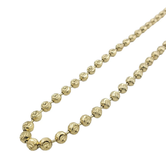 10K Gold- Moon Cut Chain