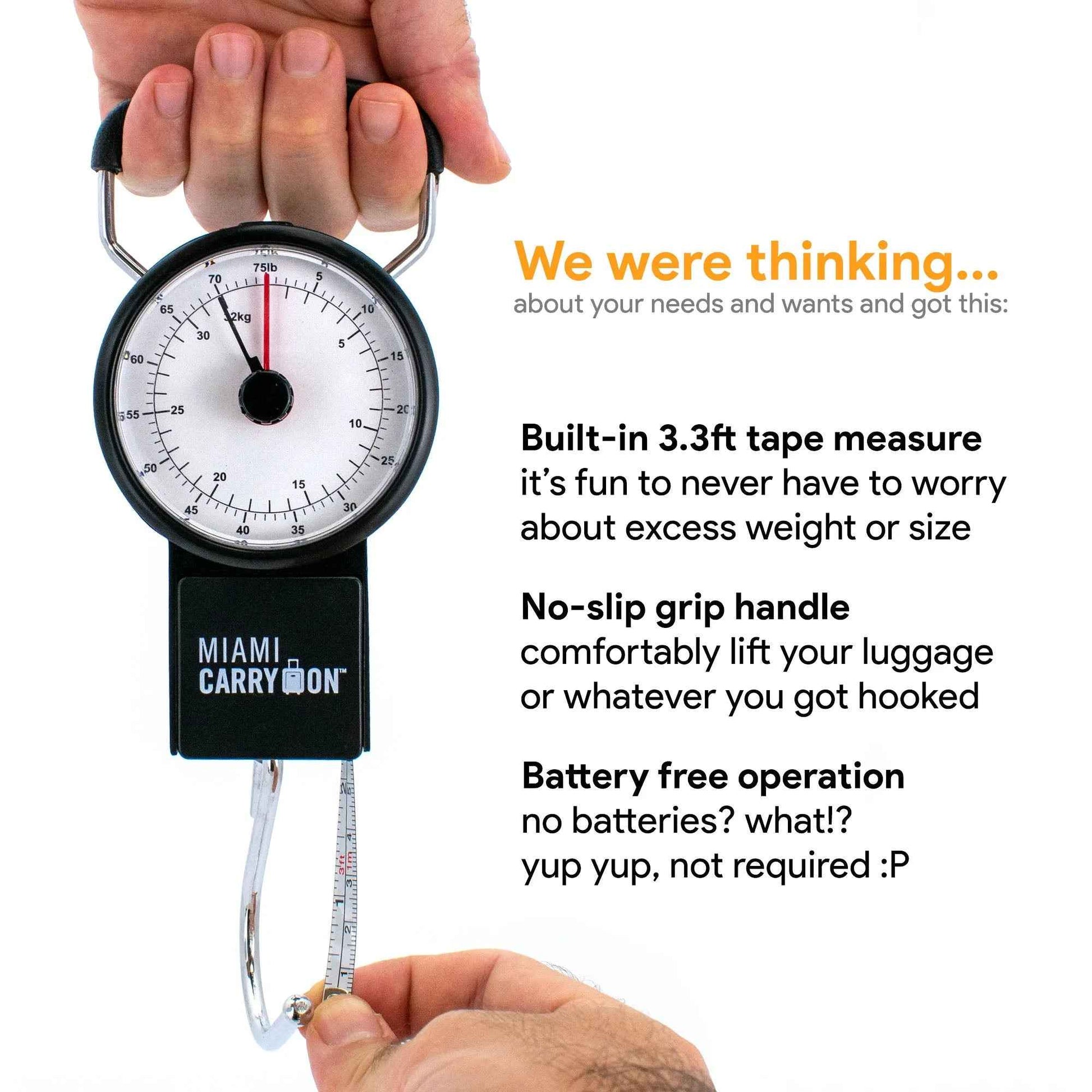 Retro Mechanical Luggage Scale