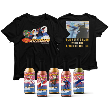Gatchaman Tee Hot Sauce Combo