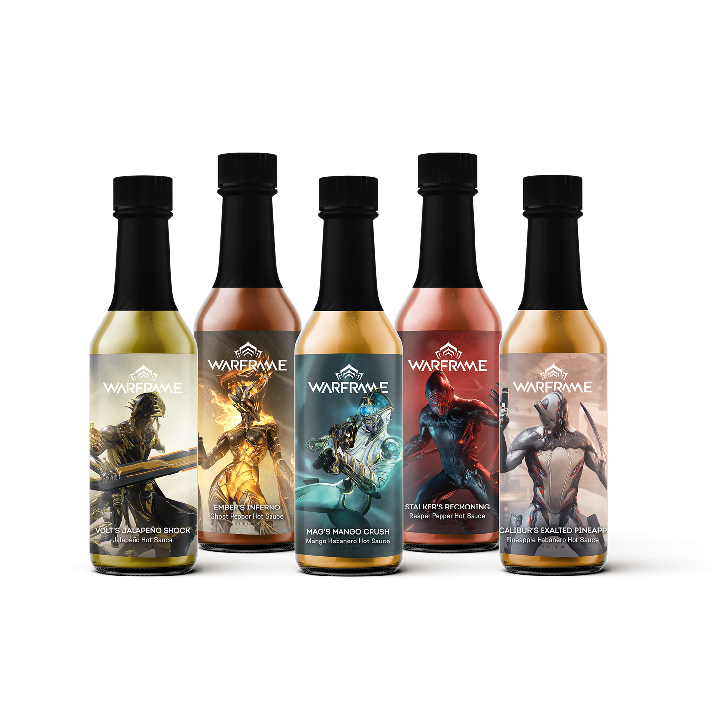 Warframe Hot Sauce 5-Pack