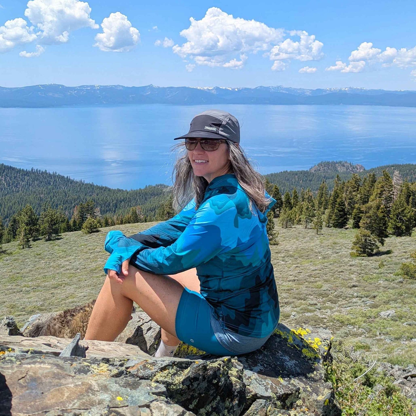 Crushable 5-Panel Camper Hat - Black/Grey