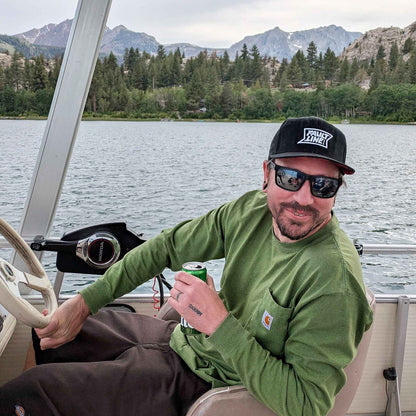 Buffalo Check Snapback - Black