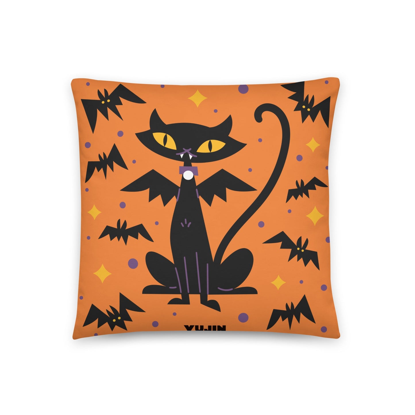 Almohada de gato de Halloween