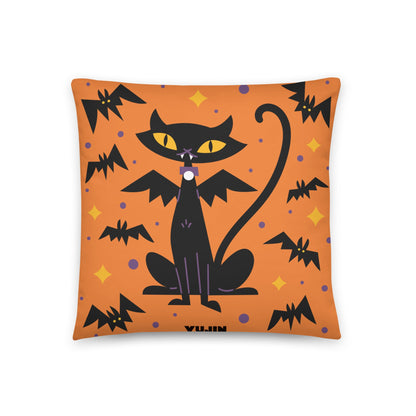 Almohada de gato de Halloween