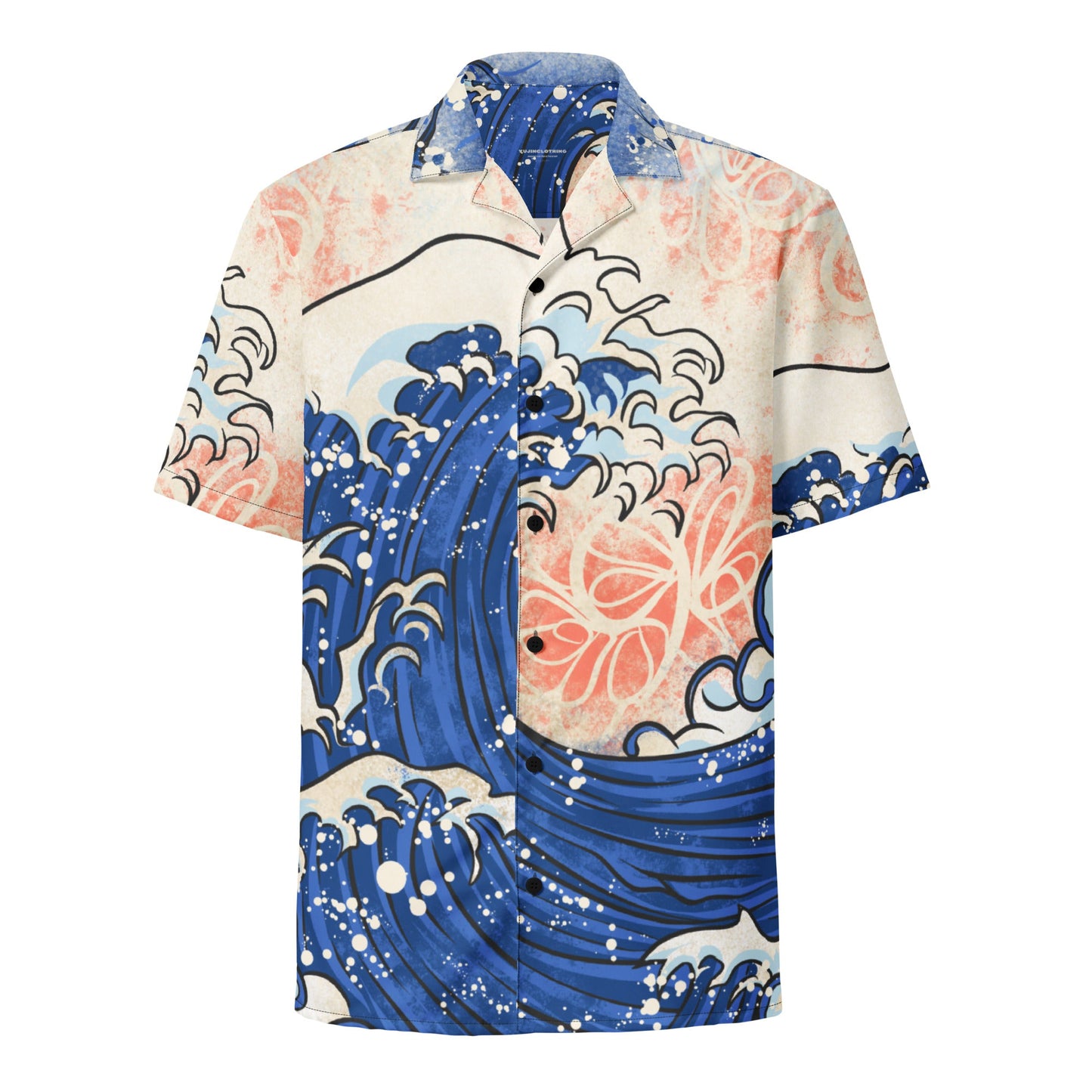 Camisa de olas japonesas