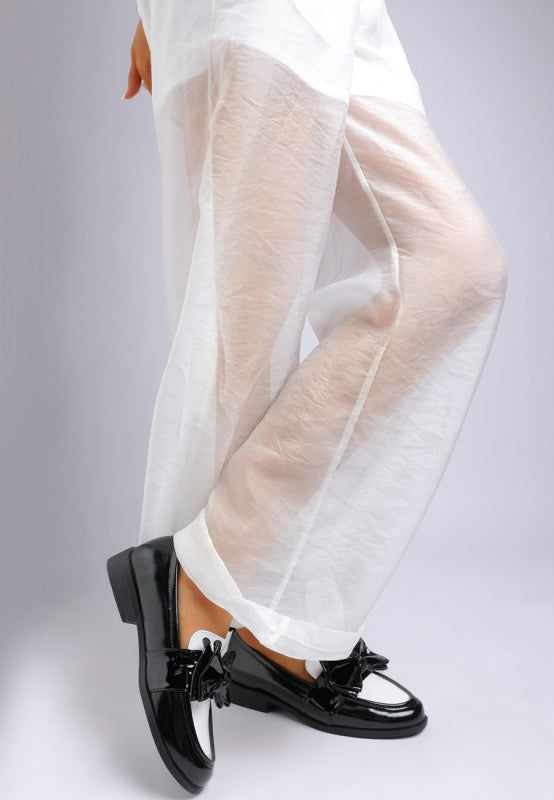 Araminta Classic Chunky Bow Loafers