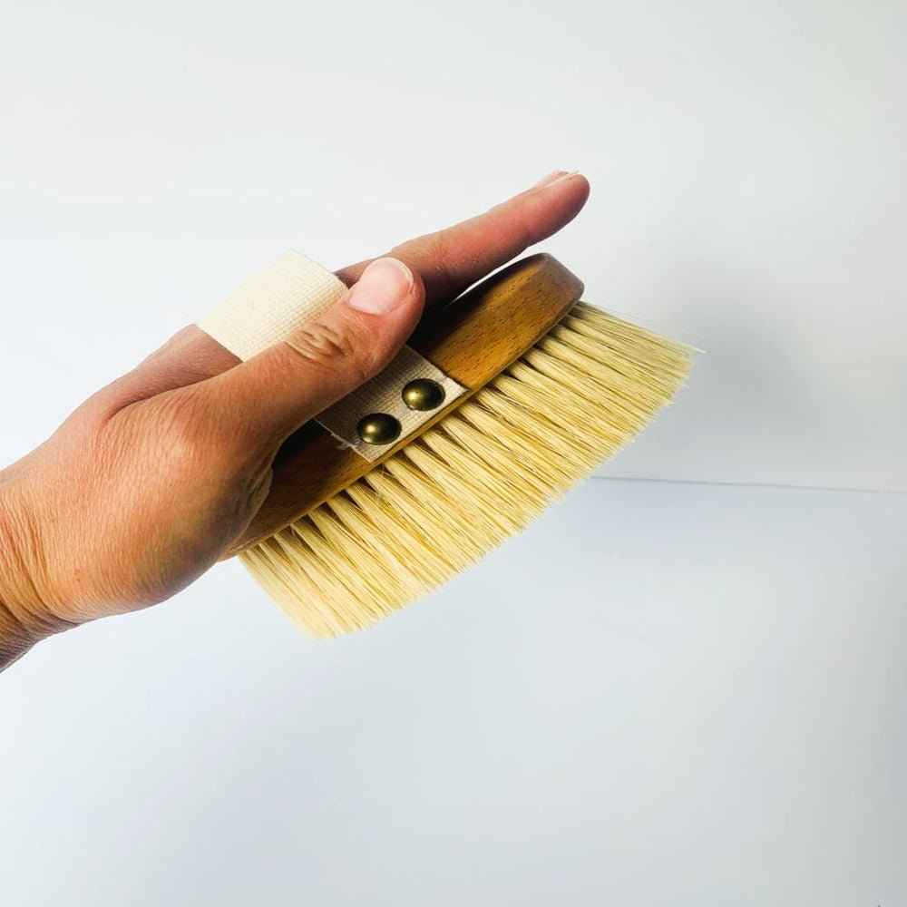 Bamboo Dry Brush for Body – Exfoliate & Improve Circulation