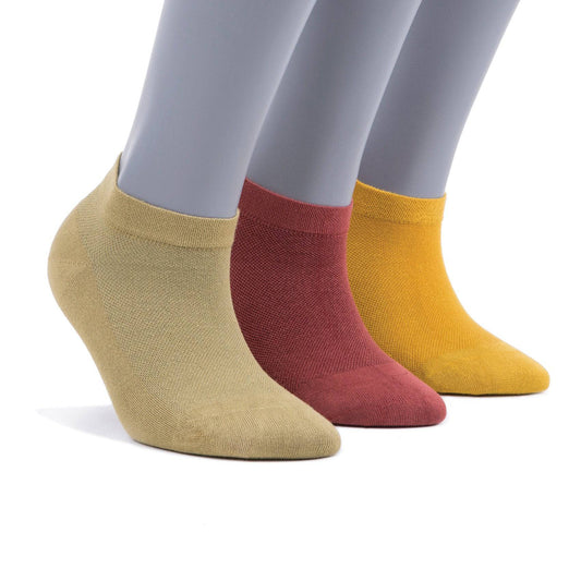 Women’s Bamboo Ankle Socks 3-Pack - 529