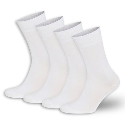 Men’s & Women’s Bamboo Diabetic Crew Socks 4-Pack
