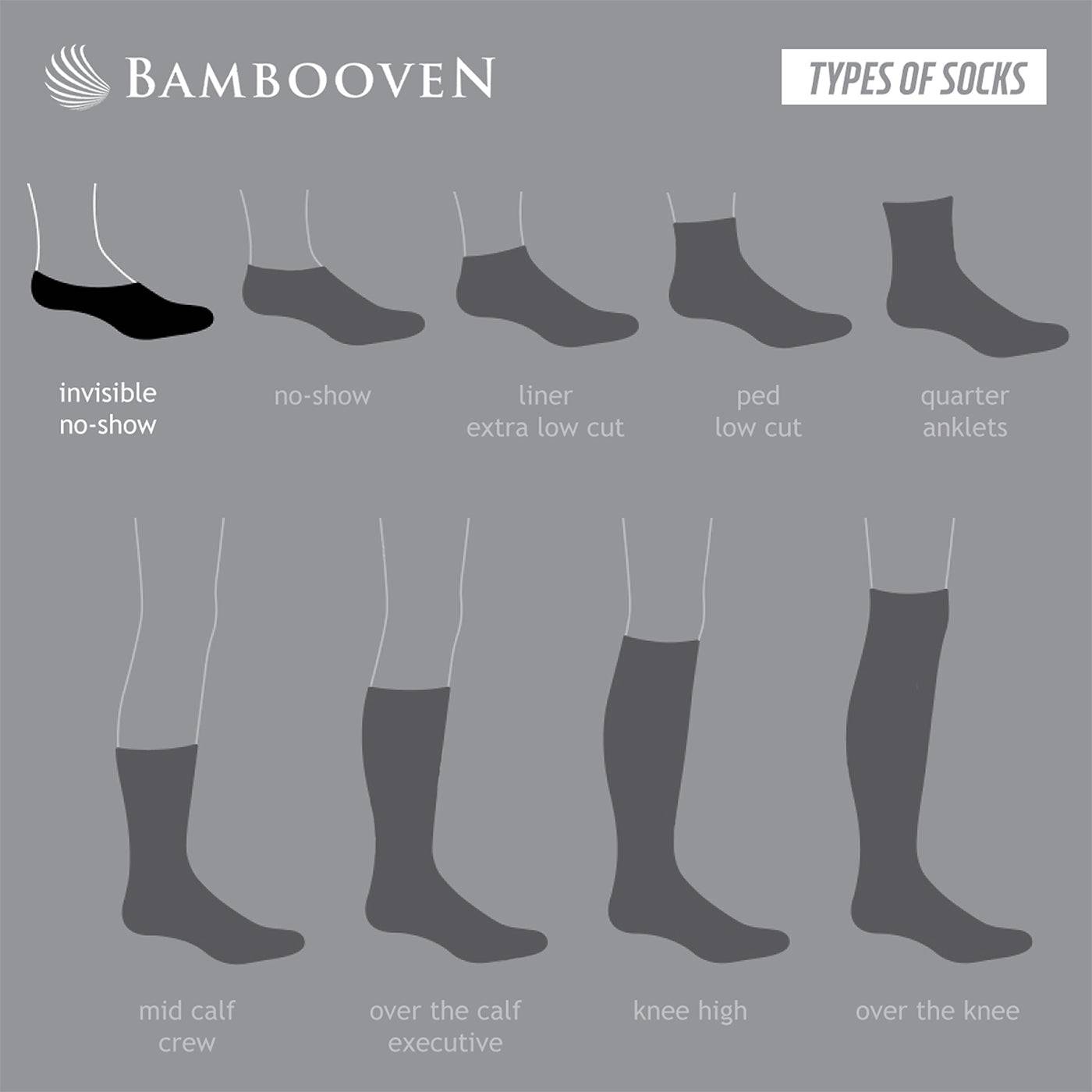 Women’s Bamboo No-Show Socks 6-Pack | Invisible, Breathable, Moisture-Wicking Socks - 612 - Lolomo!