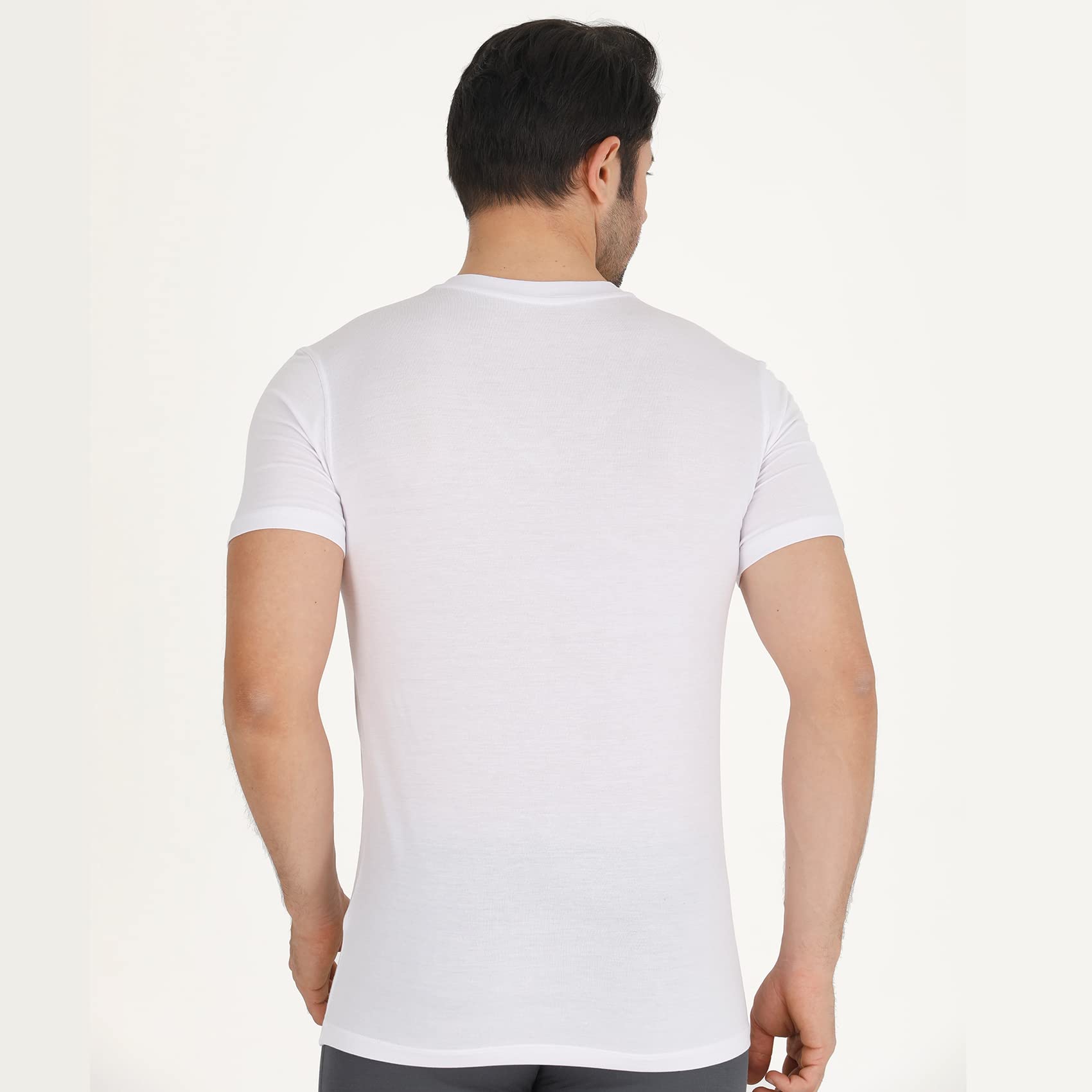 Men's Bamboo V-Neck Undershirt (3 Pack) - Lolomo!