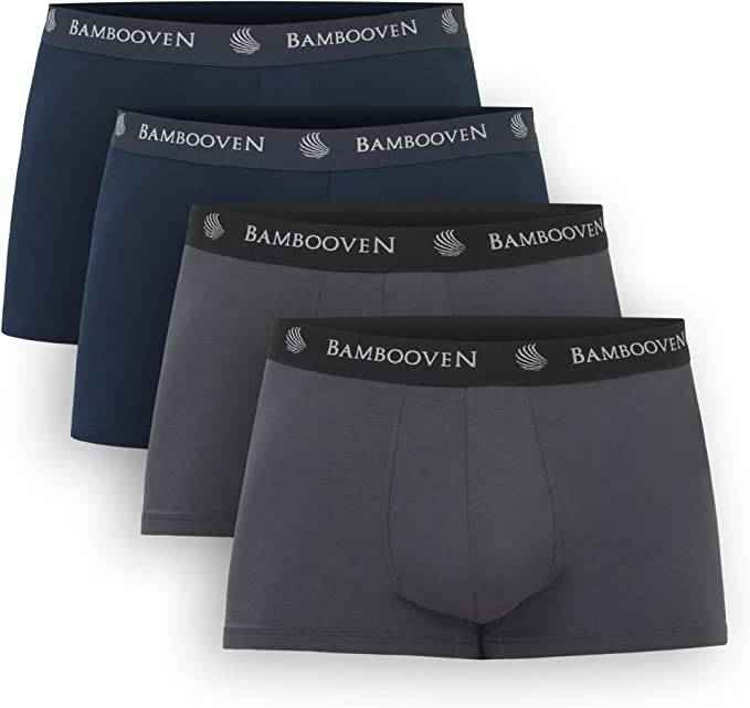 Men’s Bamboo Trunks with Pouch 4-Pack