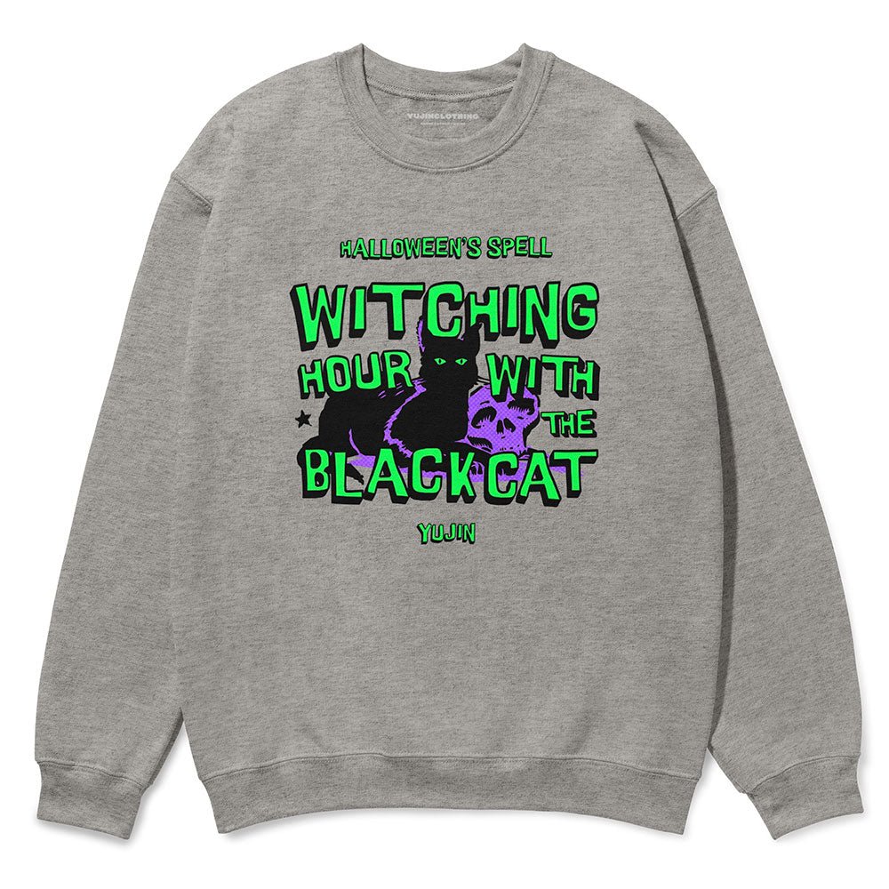 Black Cat Spell Sweatshirt - Lolomo!