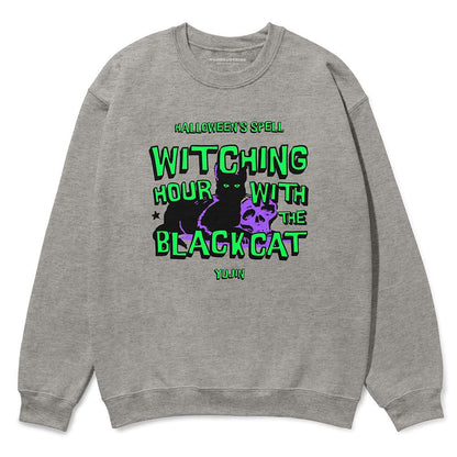 Black Cat Spell Sweatshirt - Lolomo!