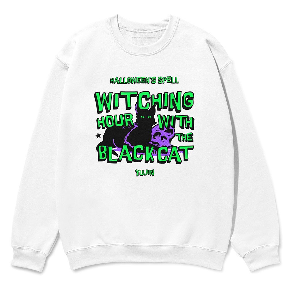 Black Cat Spell Sweatshirt - Lolomo!