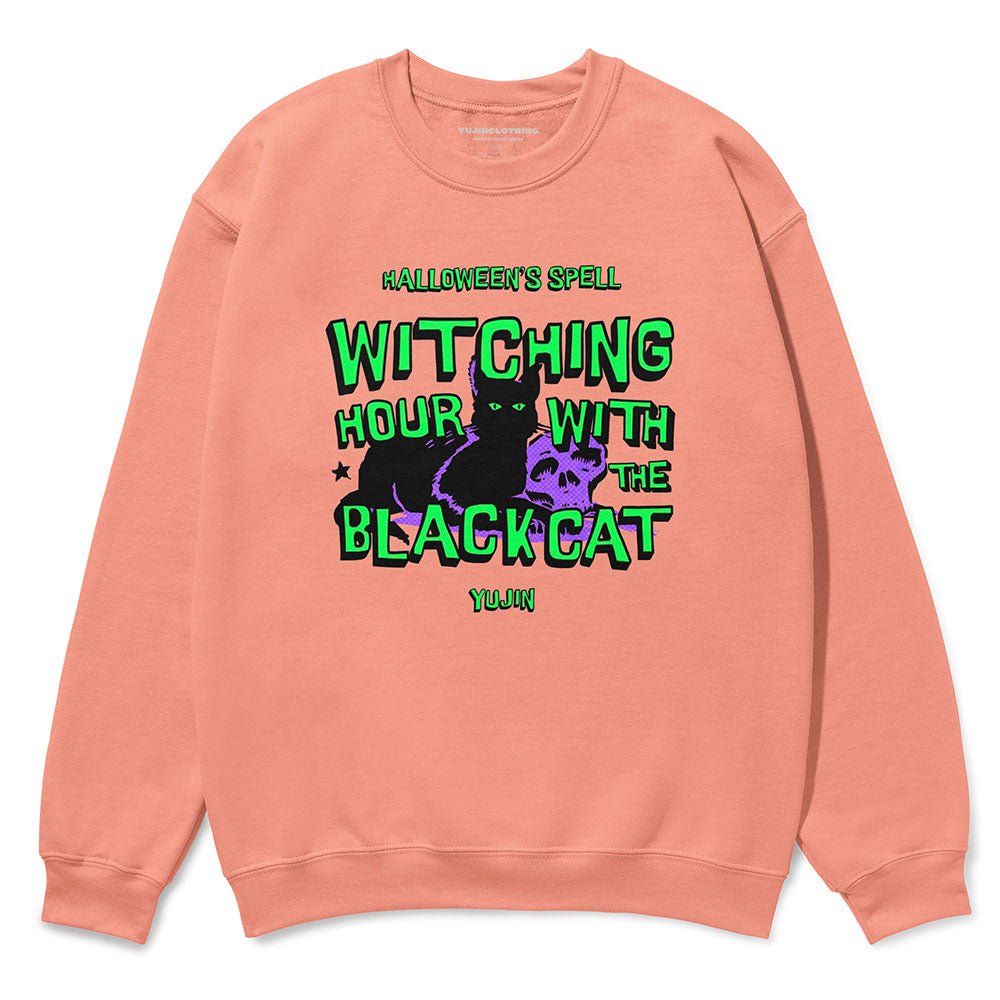 Black Cat Spell Sweatshirt - Lolomo!