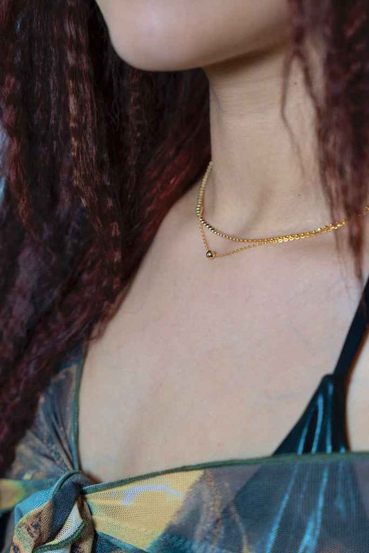 CELESTE GOLD NECKLACE