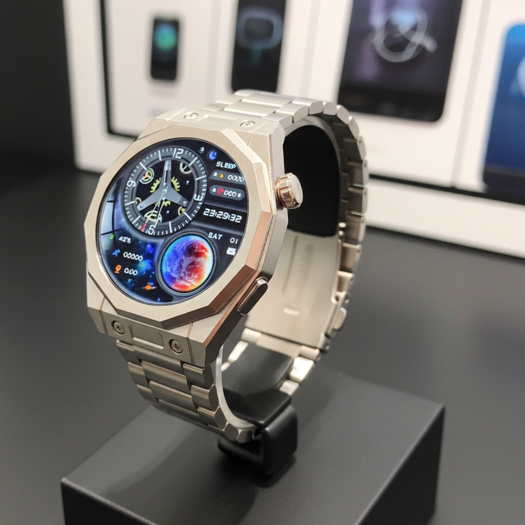 The Octagon Men's Smartwatch – Collector-Grade Tech | Dapr Watches