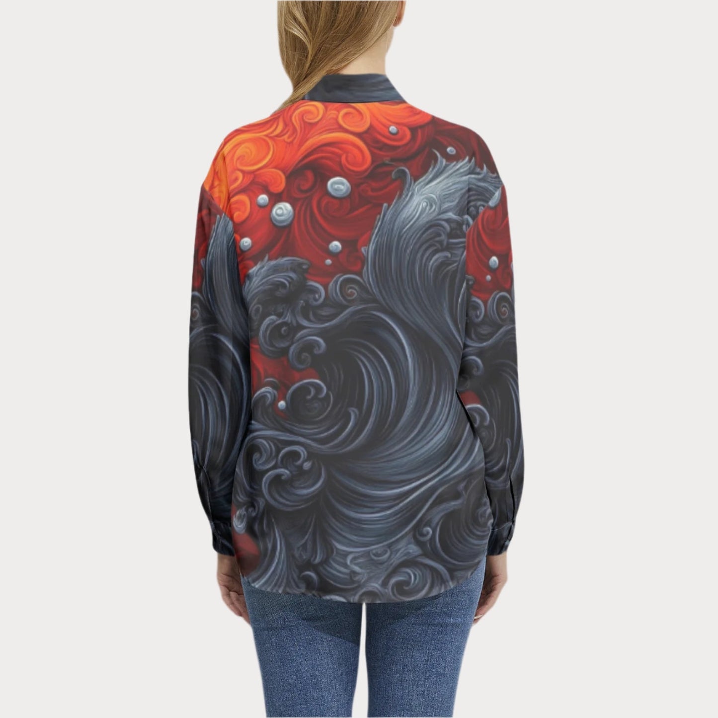 Brooklyn Republic™ Fire and Ice Long Sleeve Button Up