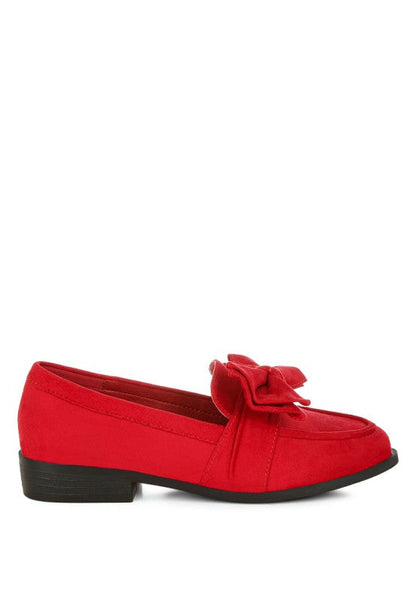 Havisham Bow Accent Heeled Loafers