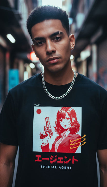 Camiseta de agente especial
