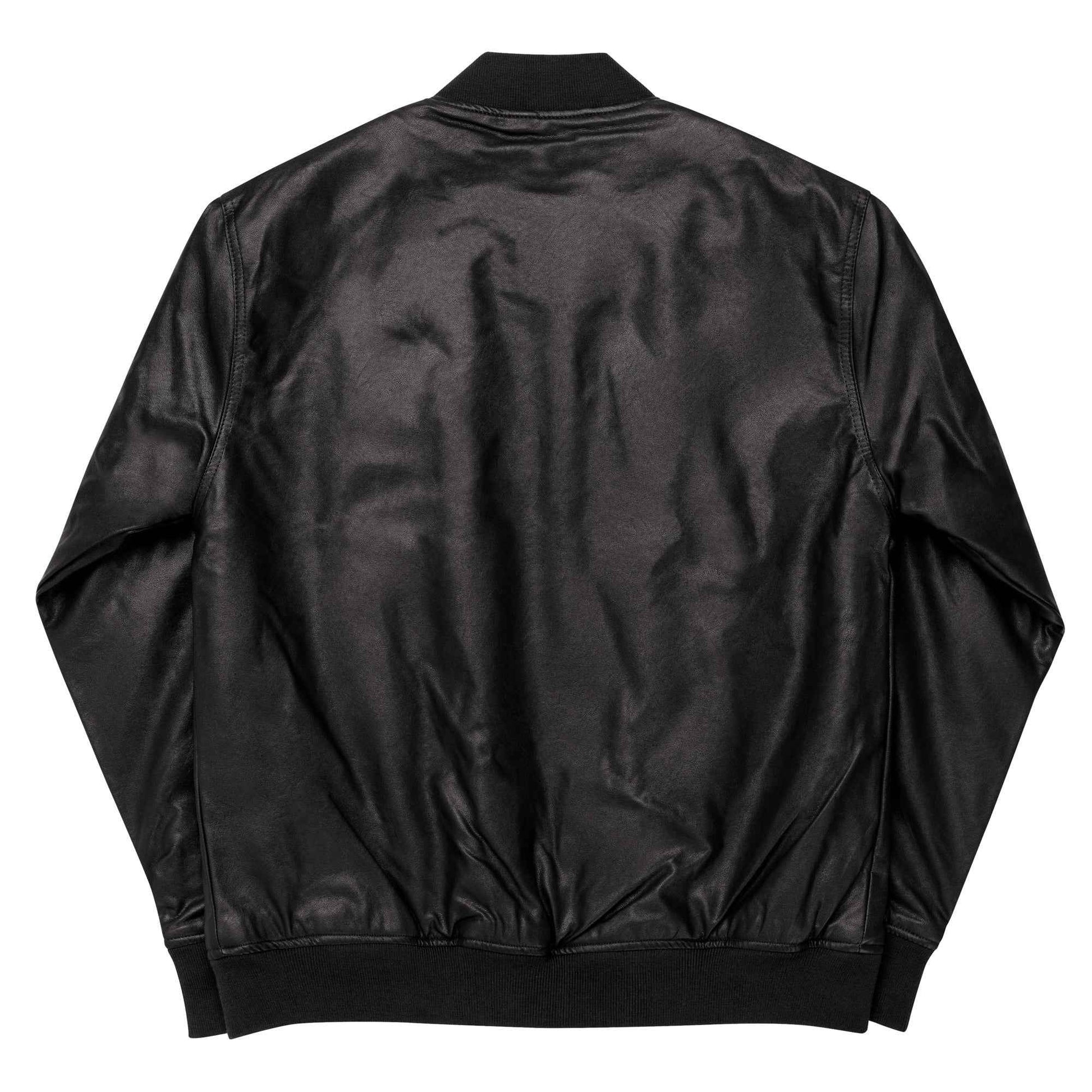 Gimbo Leather Bomber Jacket