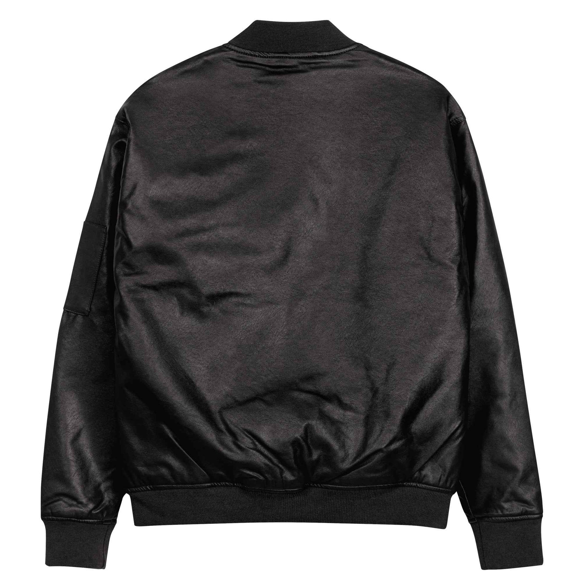 Gimbo Leather Bomber Jacket