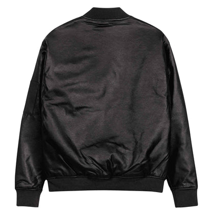Gimbo Leather Bomber Jacket