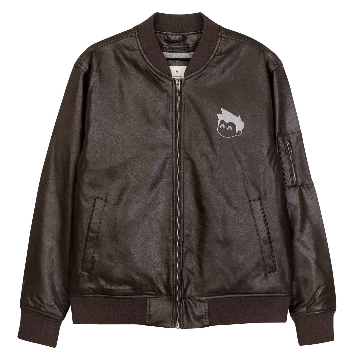 Gimbo Leather Bomber Jacket