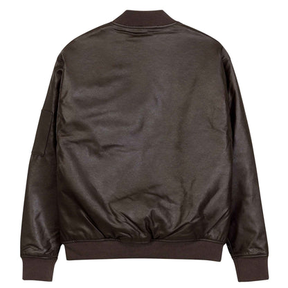 Gimbo Leather Bomber Jacket