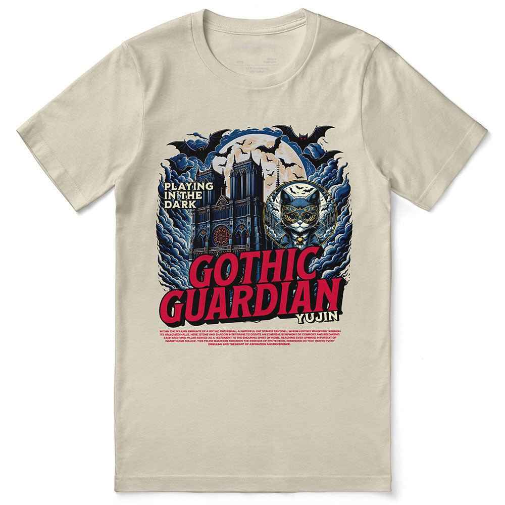 Gothic Guardian Cat T-Shirt