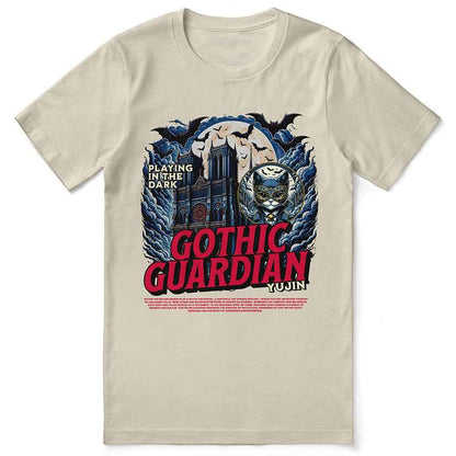 Gothic Guardian Cat T-Shirt