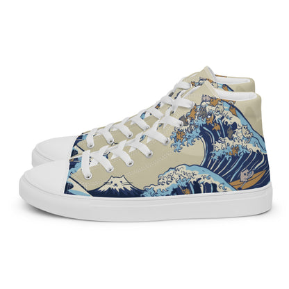 Men’s Japanese Cat Waves Shoes - Lolomo!