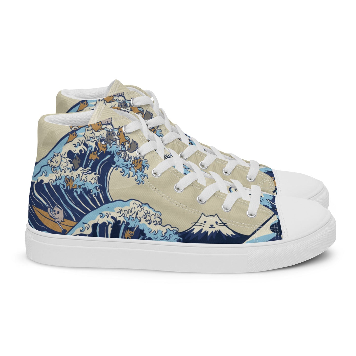 Men’s Japanese Cat Waves Shoes - Lolomo!