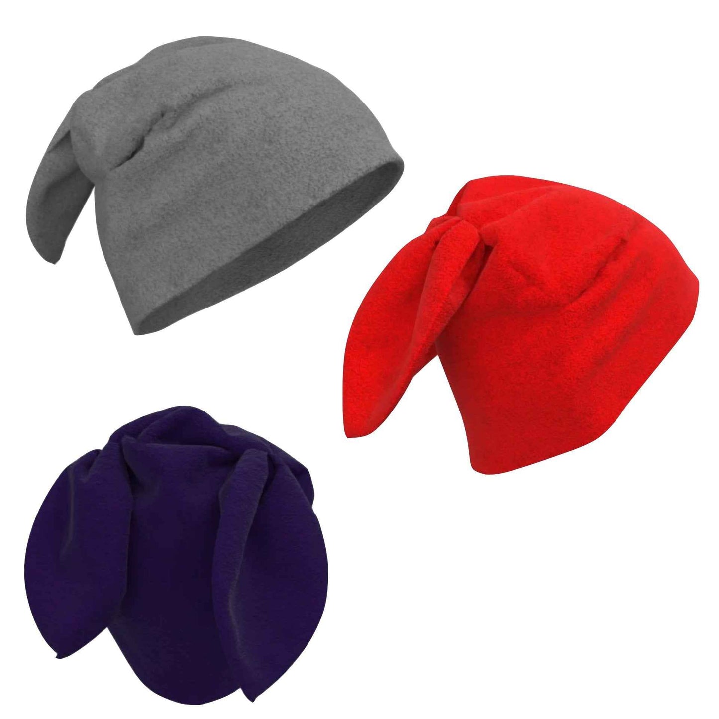 New Colors Fleece Bunny Beanie