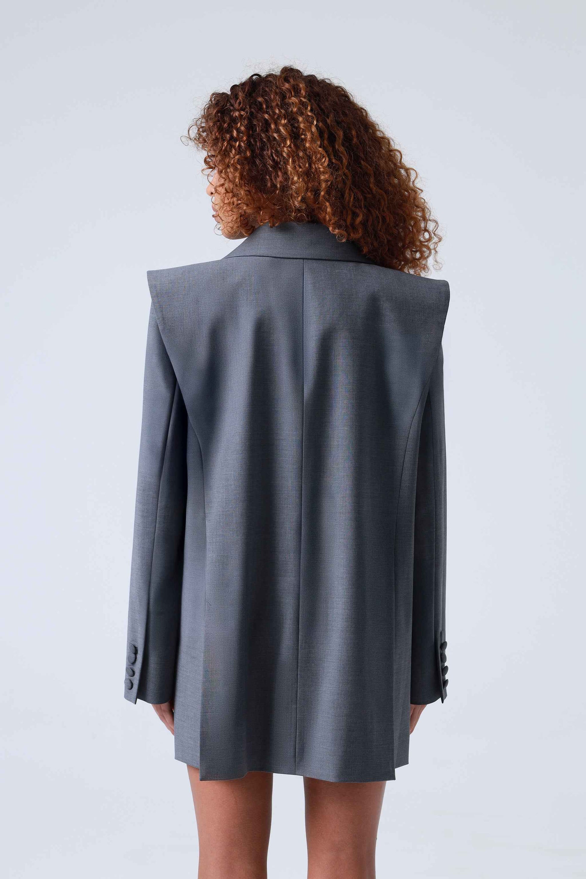 Broadway 3-piece Sophia Tailored Virgin Wool Suit in Mid Grey