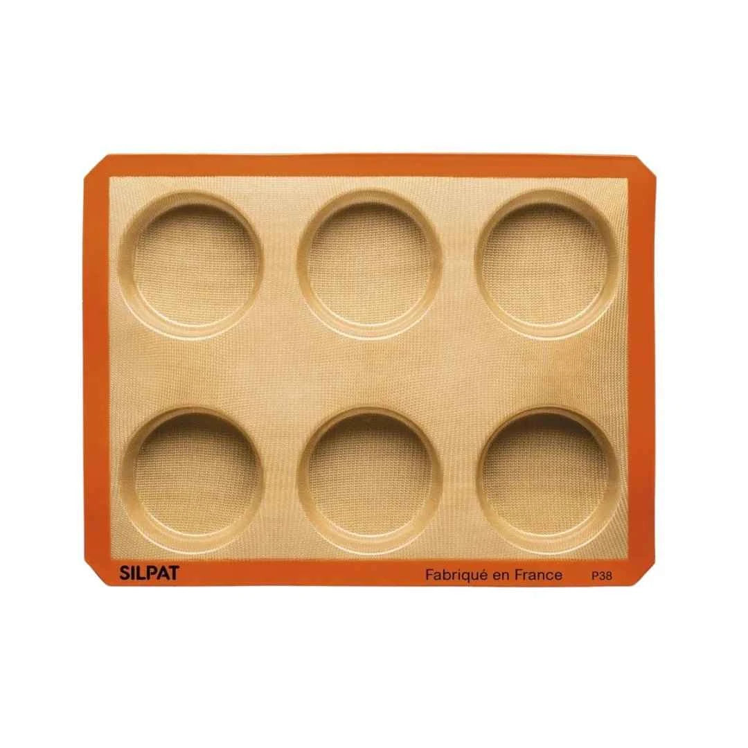 Silpat 6 Hole Large Round Mold