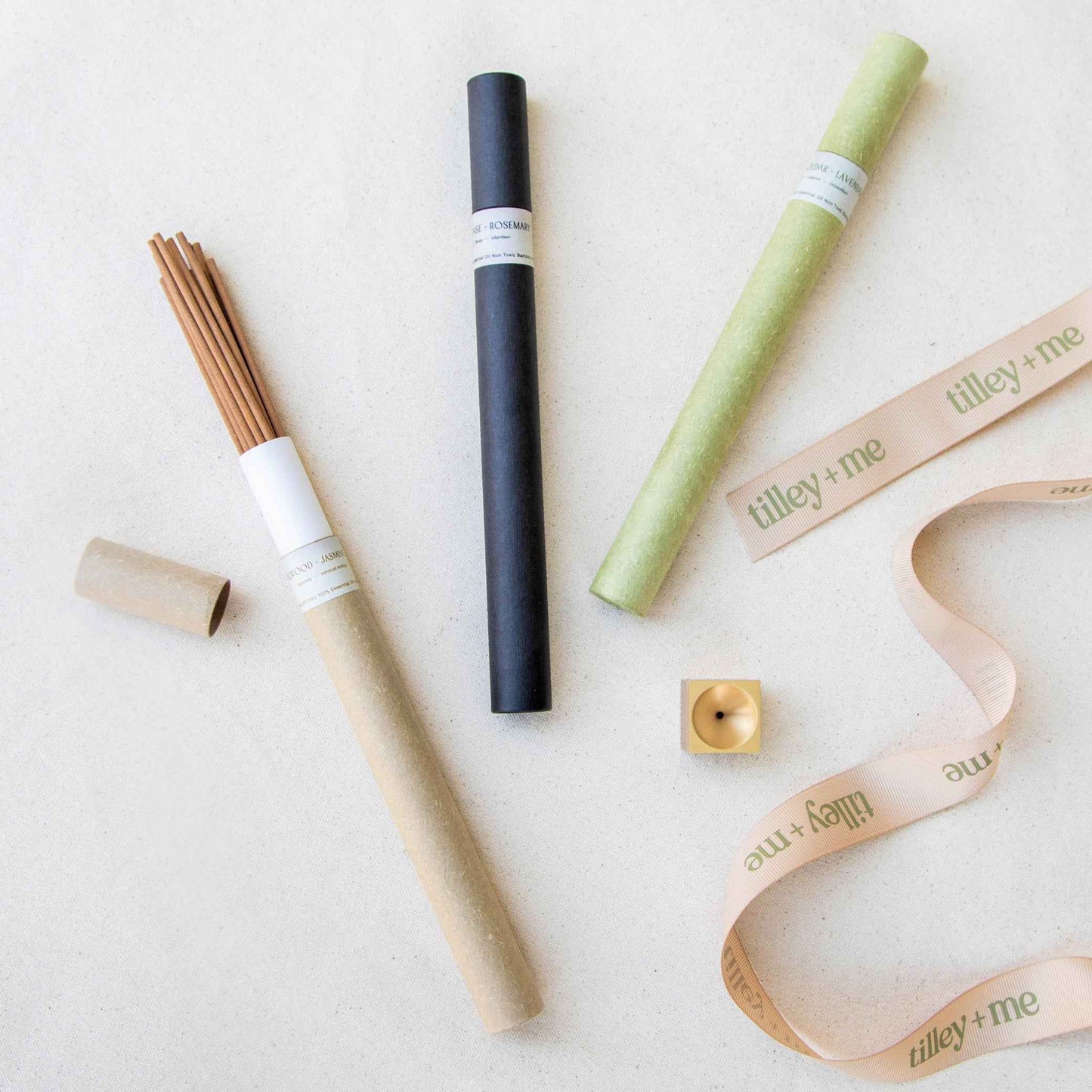Essential Oil Incense Sticks for Aromatherapy by Tilley + Me