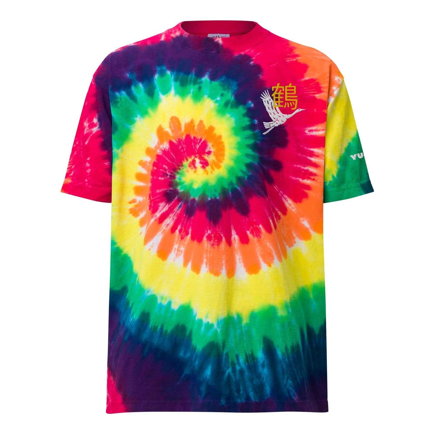 Tancho-zuru Tie-Dye T-shirt