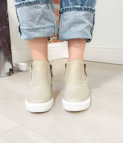 Timmibelle Wedge Sneaker in Cream