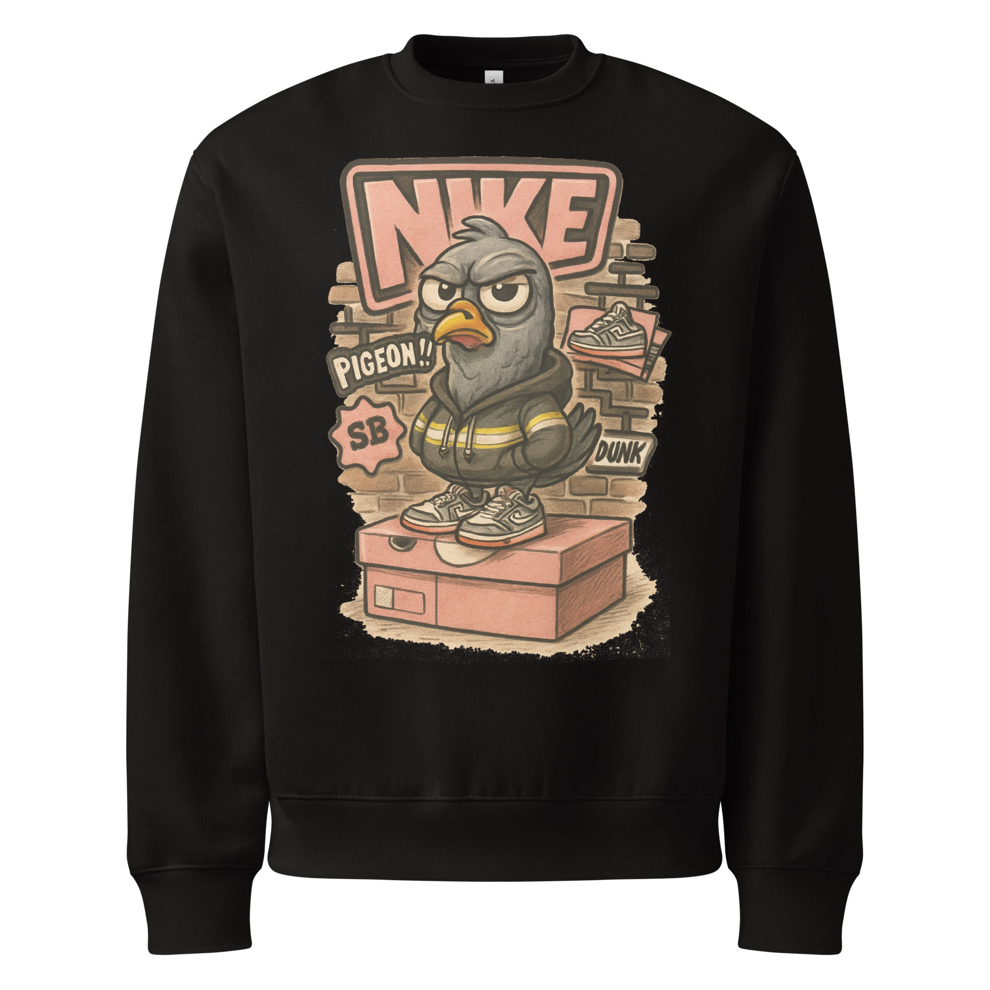 Sole Providerz™ "Dunk The Pigeon" Oversized Heavyweight Sweatshirt