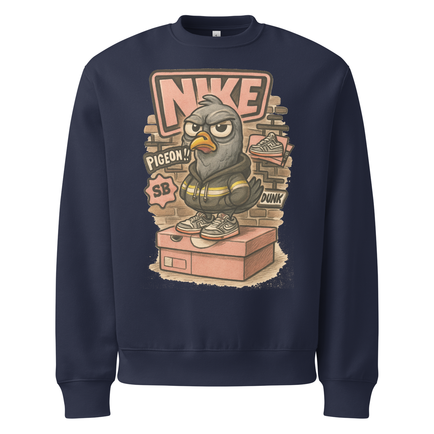 Sole Providerz™ "Dunk The Pigeon" Oversized Heavyweight Sweatshirt